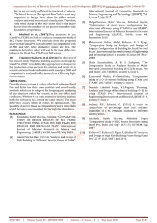 Comparative Study of Analysis of G 6 Building for Different Seismic ...