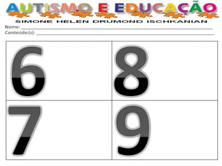 248 números e quantidades com pregador de roupas