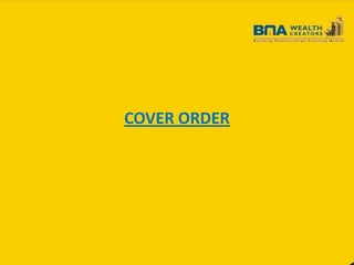 COVER ORDER
 