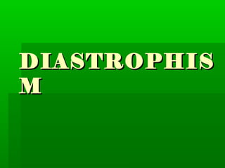 DIASTROPHISDIASTROPHIS
MM
 