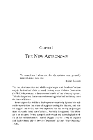 Shakespeare And The Dawn Of Modern Science Peter D Usher | PDF