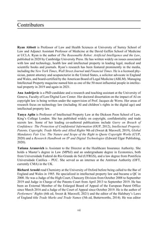 Research Handbook On Intellectual Property And Artificial Intelligence ...