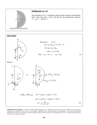 mechanics-for-engineers-dynamics-solutions-10th-edition