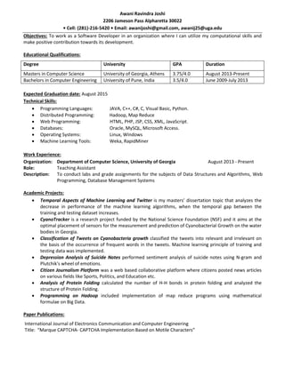 Resume PDF Resume 1 320 