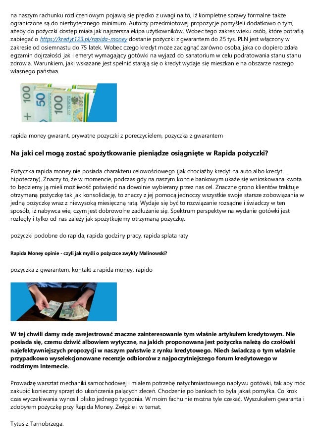 pozyczki na juz