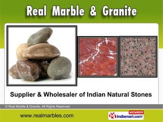 Supplier & Wholesaler of Indian Natural Stones 
