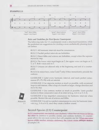Triple Counterpoint Graduate Review Of Tonal Theory A Recasting Of Commonpractice Harmony ...