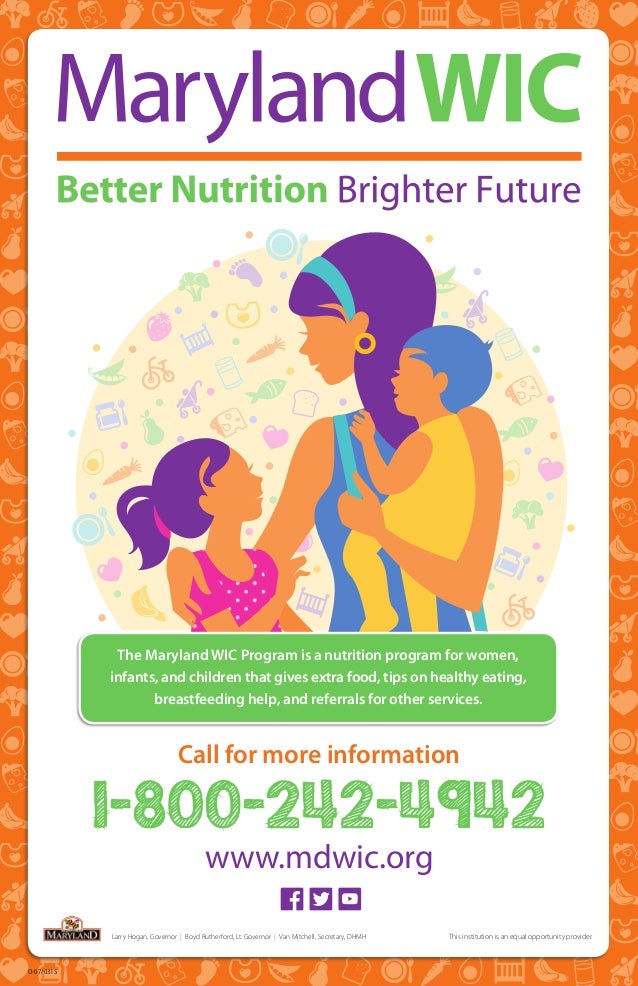 Maryland WIC Outreach Poster English