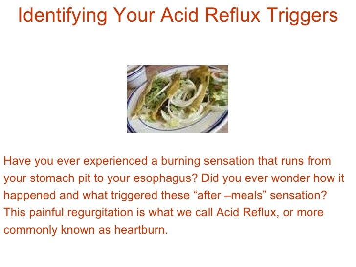 Identifying Your Acid Reflux Triggers