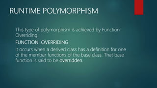 Polymorphism & Templates | PPT