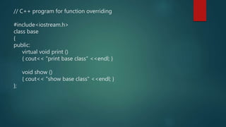 Polymorphism & Templates | PPTX