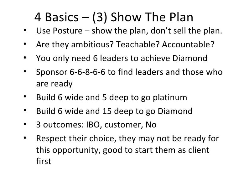 Amway Show The Plan Pdf