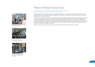 24 brochure rapiscan metor metal detectors-a4 | PDF