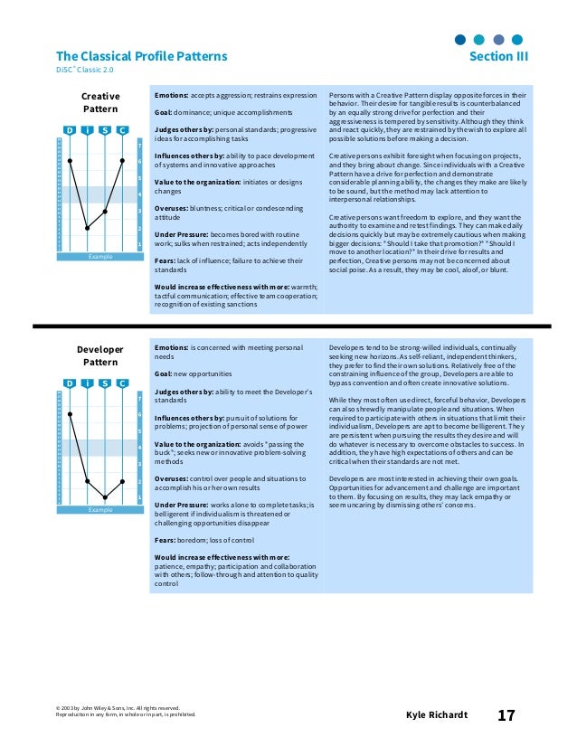 DiSC Personality Test Results