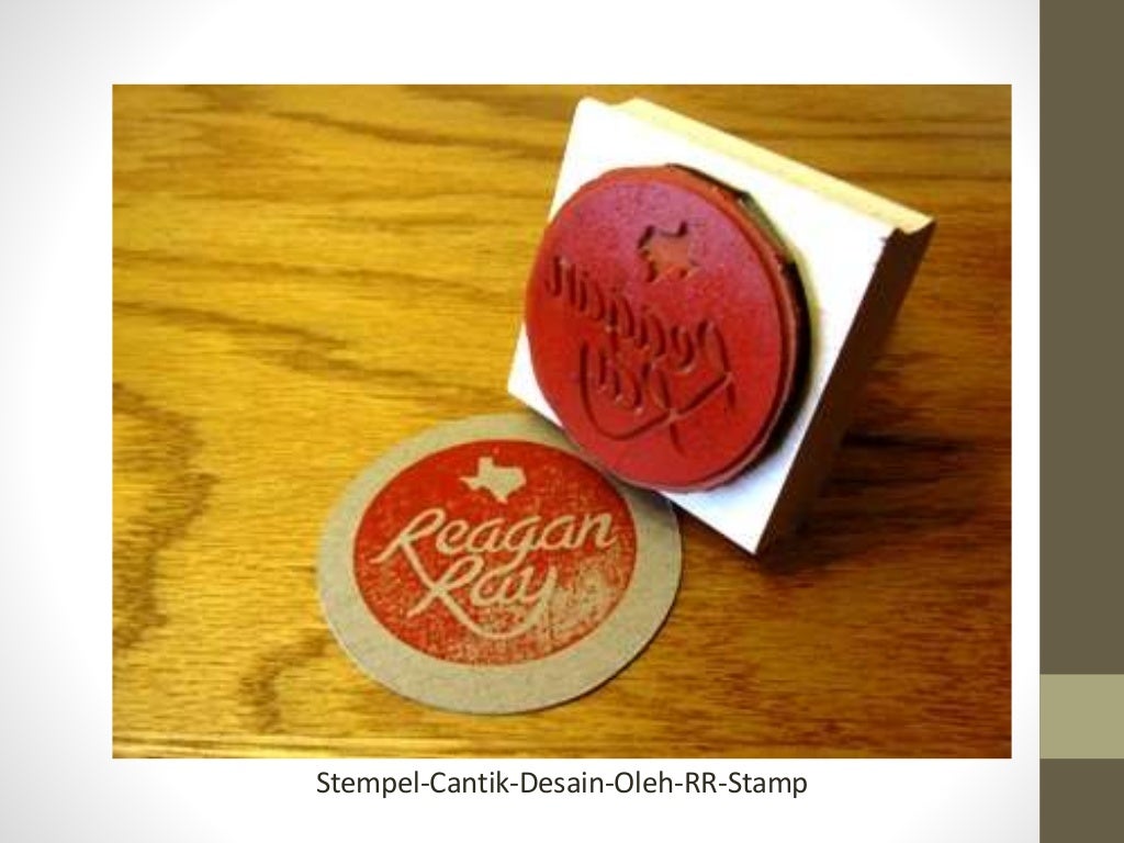 24 contoh desain stempel cantik