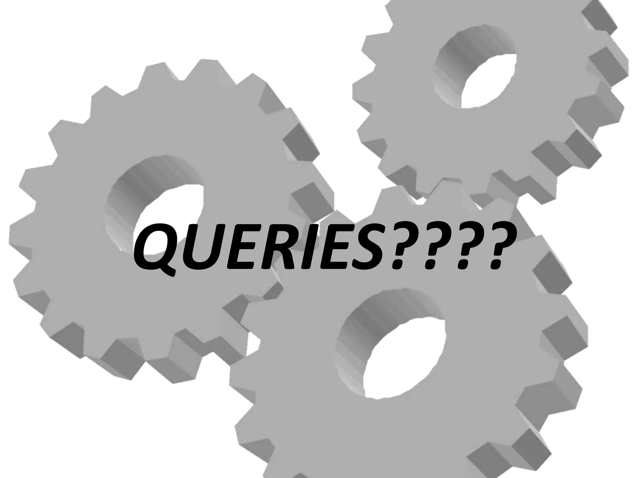 QUERIES????
 