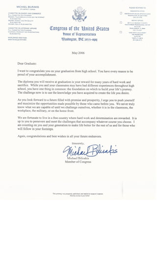 Letter from Congress