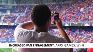 INCREASED FAN ENGAGEMENT: APPS, GAMES, Wi-Fi
 