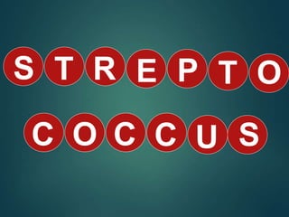 S T R E P T O
C O C C U S
 