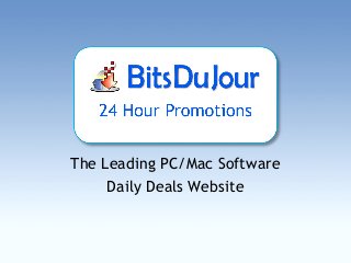 The Leading PC/Mac Software
Daily Deals Website
 