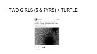 TWO GIRLS (5 & 7YRS) + TURTLE 
 