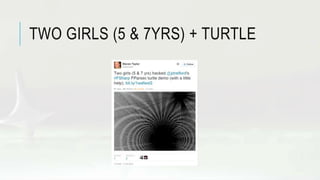 TWO GIRLS (5 & 7YRS) + TURTLE
 