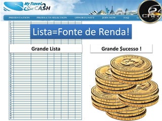 Lista=Fonte de Renda!
Grande Lista   Grande $ucesso !
 