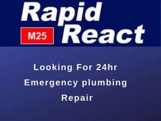 24hr emergency plumbing repair