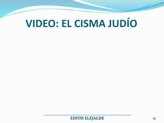 VIDEO: EL CISMA JUDÍO
___________________________________________
EDITH ELEJALDE 11
 