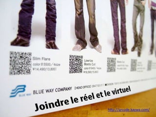 Joindre le réel et le virtuel




                       http://qrcode.kaywa.com/
 
