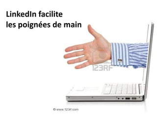 LinkedIn facilite
les poignées de main
 
