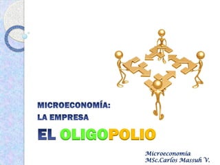 OLIGOPOLIO
        Microeconomía
        MSc.Carlos Massuh V.
 