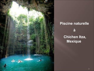 Piscine naturelle
à
Chichen Itza,
Mexique

3

 