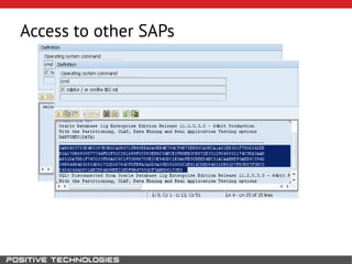 Access to other SAPs
 