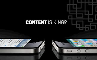CONTEXT KING!
CONTENT IS KING?
 