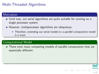 24 Multithreaded Algorithms | PDF