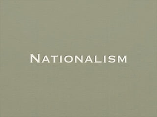 24 Nationalism Slides