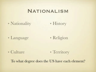 24 Nationalism Slides