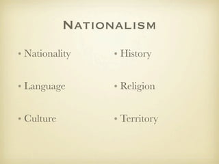 24 Nationalism Slides