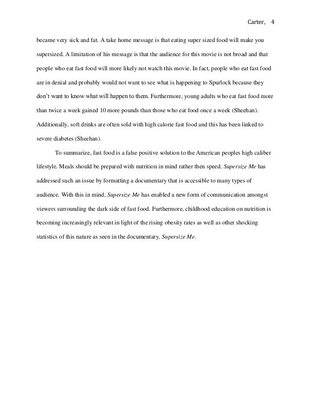 Example Of Thesis Statement For Essay Good Persuasive Essay Topics For High School also English Essay Pmr Of July Supersize Me Essay Thing My English Essay