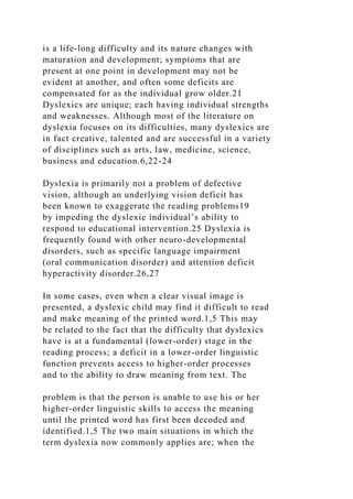 24 Optometry & Vision DevelopmentArticleDyslexia An o.docx