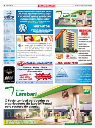 18   O REPÓRTER
                  CLASSIFICADOS   SÁBADO, 24 de outubro de 2009




                                                          CMYK
 