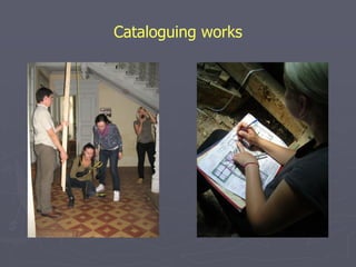 Cataloguing works
 