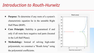 Guide to Routh Stability Criterion in Control Systems | PPTX