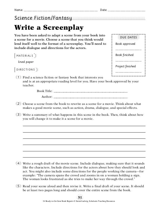 Scholastic 24 ready to go genre book reports picture