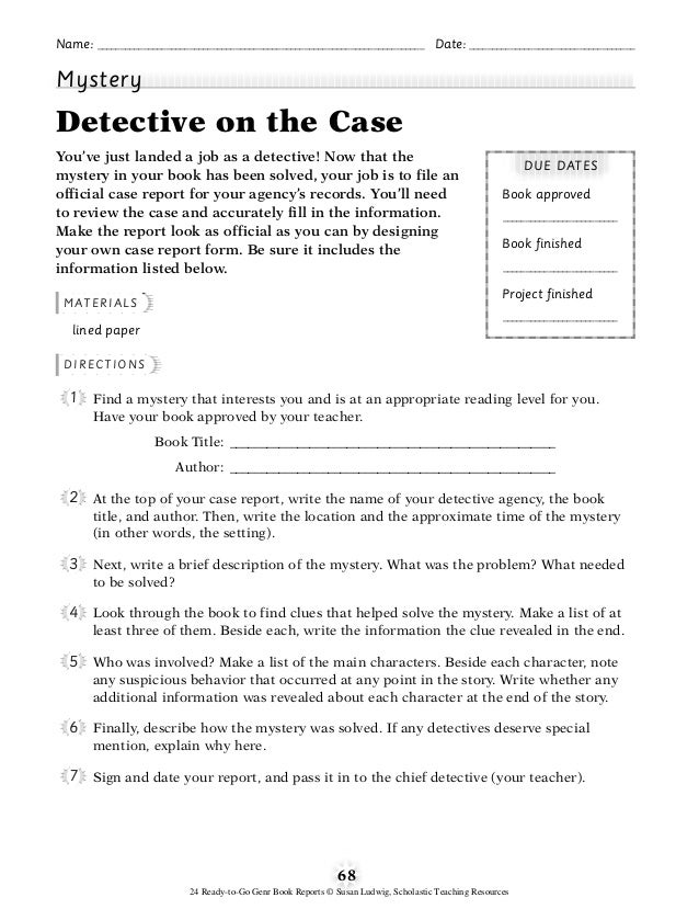 Scholastic 24 ready to go genre book reports 03 image