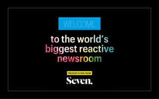 The world's biggest reactive newsroom