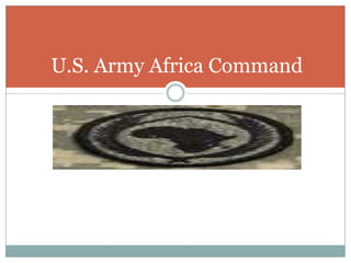 U.S. Army Africa Command

 
