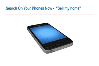 Search On Your Phones Now - “Sell my home”
 