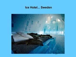 Ice Hotel... Sweden




                      20
 